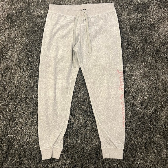🌸 JUICY COUTURE BLACK LABEL GREY JOGGER SWEATPANTS SIZE MEDIUM 🌸 - Picture 3 of 5